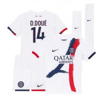 Paris Saint-Germain Desire Doue #14 Bortedraktsett Barn 2024-25 Kortermet (+ Korte bukser)